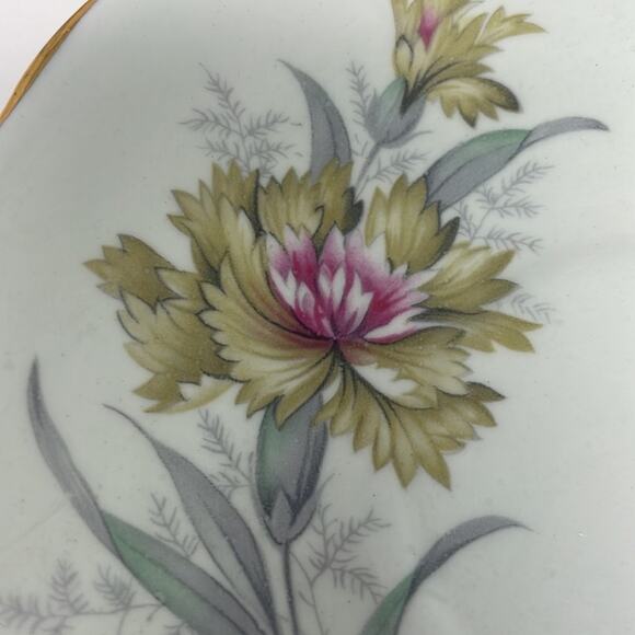 Vintage Colclough Green Floral Teacup and Saucer - Picture 9 of 9